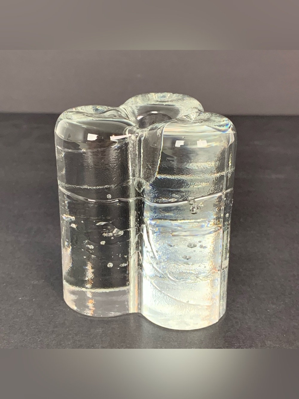 Iittala Arkipelago Glass Candle Holders Column Timo Sarpaneva Vtg Finland MCM